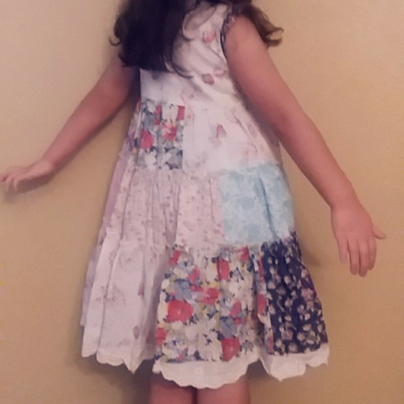 Casual Cotton Multicolor Dress - Picture 2 of 4